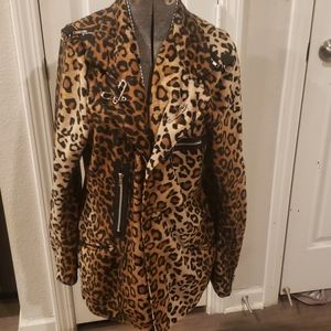 Leopard print jacket